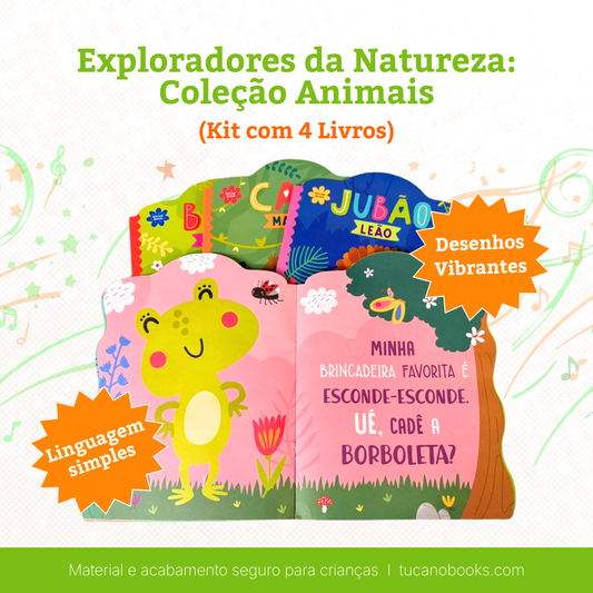 Exploradores da Natureza: Coleção Animais (4 Livros)