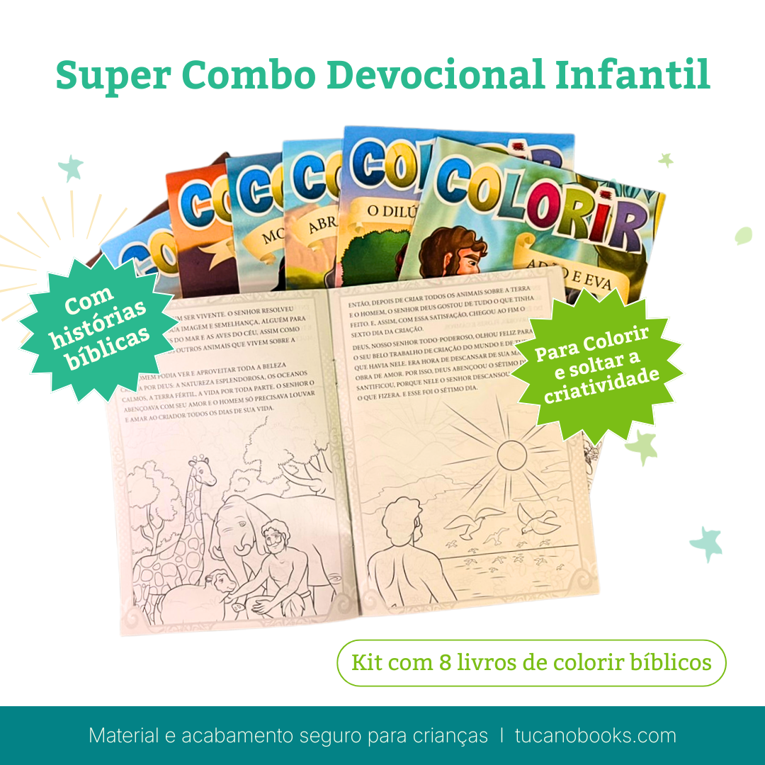 Super Combo Devocional Infantil: A Bíblia Completa para Crianças