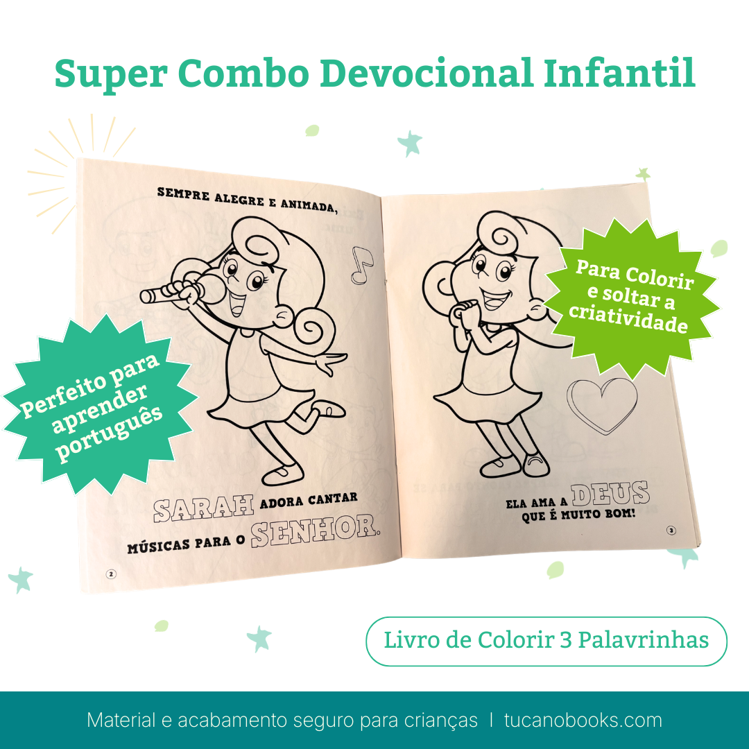 Super Combo Devocional Infantil: A Bíblia Completa para Crianças