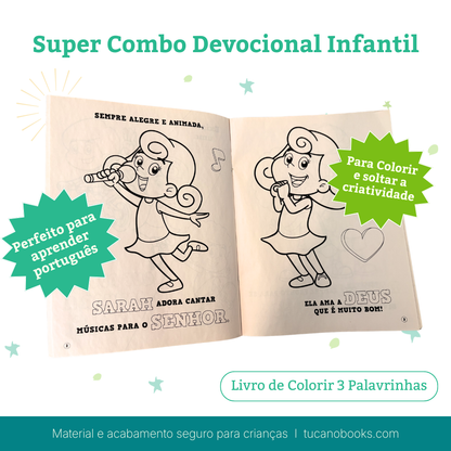 Super Combo Devocional Infantil: A Bíblia Completa para Crianças