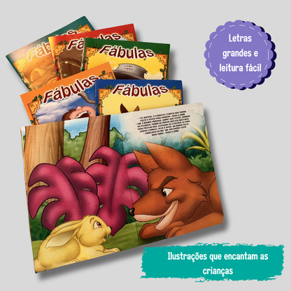 Biblioteca Raízes Brasileiras: 16 Fábulas e Clássicos Inesquecíveis