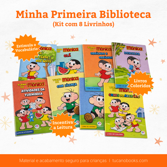 Minha Primeira Biblioteca: Coleção 8 Histórias Turma da Mônica