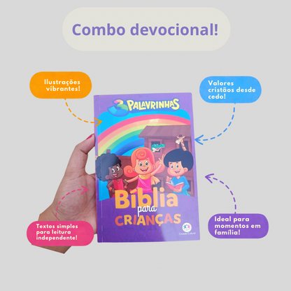 Super Combo Devocional Infantil: A Bíblia Completa para Crianças